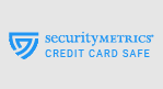 SecurityMetrics card safe certification logo